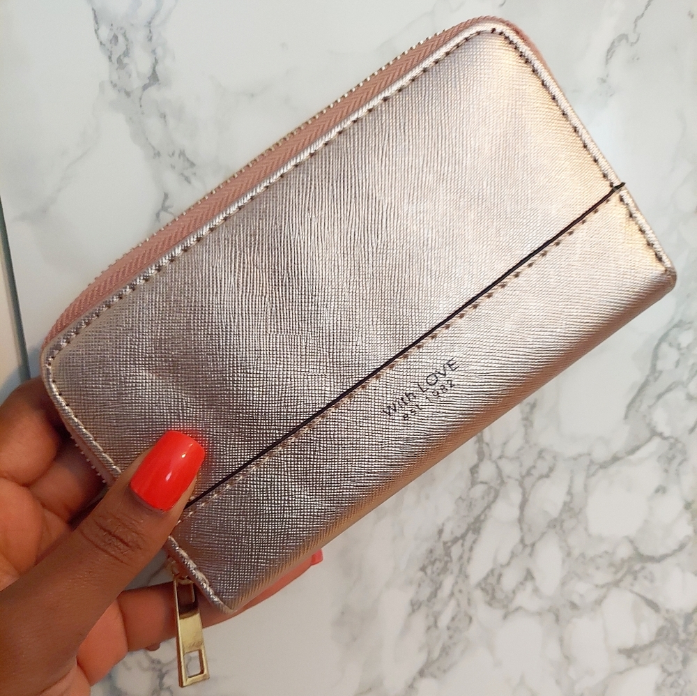 Rose gold wallet